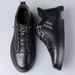 ct Suitable For All Seasons Fleece-Lined Cotton British Style Breathable Men's Business Slip-On Soft Sole Casual Leather Shoes_vogvips.com
