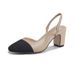 Plus Size New Summer Party Thick Genuine Leather Sandals 6.5 Cm High Heel Women Shoes_vogvips.com
