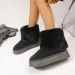 Platform Womens Round Toe Warm Thickened Plush Winter Mid-calf Boots Thick Sole Casual Comfortable Anti-slip Women Snow_vogvips.com