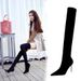 Women's Sexy Stiletto High Heel Over The Knee Boots - Pointed Toe Stretchable Stocking Boots For Night Out & Party Elastic Socks Boots_vogvips.com