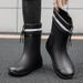 Waterproof Mouth Tube Rain Boots Size 40-44_vogvips.com