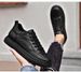 thick-soled High-top Shoes Men's Retro Casual Invisible Inner Height-increasing Men's Shoes Men's Medium-top Board Shoes_vogvips.com