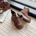 2025 Autumn New Suede Martin Thick Sole Platform Round Toe Lace-up Casual Motorcycle Short Boots For Women_vogvips.com