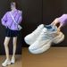 Dad Shoes Female Student Sports Running Shoes Casual Shoes Platform Height Increase_vogvips.com