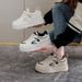2026 Spring New Korean Ins Style Women's Student Thick-Soled Height-Increasing Sneakers Casual Q01_vogvips.com