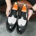 Cross-Border Large Size Casual British Men's Business Formal Trendy Summer Hollow Breathable Korean Style Leather Shoes_vogvips.com
