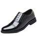 Business Leisure Men's With Three Joints, Soft Soles, Black Work Shoes, Versatile And Trendy British Style Pointed_vogvips.com