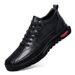 2025 New Genuine Trendy Casual Autumn Black Sneakers Men's Leather Shoes_vogvips.com