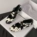 Unique Retro Leopard Print Cross-strap Shallow Flat Mary Jane Shoes For Women, Spring And Autumn Round-toe Ballet Flats_vogvips.com