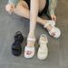 Platform Sandals Women's Outer Wear Rest Versatile Sports Advanced Sense Female Student Sandals_vogvips.com
