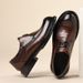 Men's formal leather shoes Men's leather business casual shoes men's light luxury style thick soled men's shoes_vogvips.com