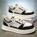 Men's Breathable White Sports Sneakers Spring Niche Style INS Style Leather Casual Trendy Shoes_vogvips.com