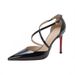 Black High-heeled Shoes For Women, Stiletto Heel, 2026 New Summer Style, Sexy And Elegant, With Cross Straps, Pointed_vogvips.com