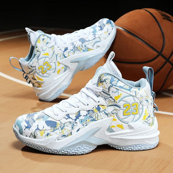 New High-Top Basketball Spring And Autumn Men's Sports Shoes Youth Competition Boots Student Sneakers_vogvips.com