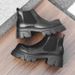 Ärmelfüße Lazy One Pedal Kurze Stiefel Lokomotiven-Stil Herrenstiefel Dicke Sohle Erhöhung Martin Stiefel_vogvips.com