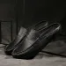 Summer Casual Sandal Slide Stylish Mens Leather Slippers Outdoor Loafers Light Half Shoes Breathable 250321_vogvips.com