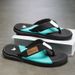 Men's Flip-Flops Summer New Waterproof Non-Slip Sandals Casual And Comfortable Color Matching Slippers For Men_vogvips.com