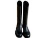 Grape Mom Same Style European And American Round Toe High Slimming Heightening Straightening Thick Sole Genuine Leather_vogvips.com
