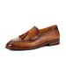 Summer High-end Round Toe Flowing Su Le Fu Business And Leisure, British St, One Foot Leather Shoes For Men, Men's_vogvips.com