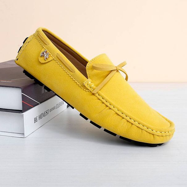 Men's Fashion Business Dress Shoes Comfortable Soft Bottom Leather Loafers Penny Shoes, Lightweight And Convenient To Wear_vogvips.com