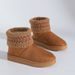 Winter New Style Fleece And Thickened Warm Short-top Snow Boots For Casual Women_vogvips.com