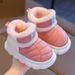 Baby Shoes With PU Waterproof And Fur For Medium And Small Children_vogvips.com