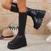 Women's Plus Size Wedge Over The Knee Boots Thick Sole Slimming Fashion Winter New Style_vogvips.com