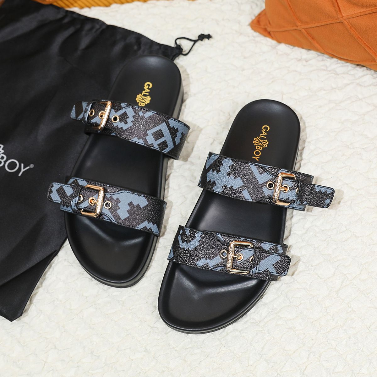 South Africa Foreign Trade New Summer Thick-soled GALBOY Women's Shoes Girla Slippers_vogvips.com