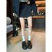 Lancui Autumn New British Style Lace Up Height Increasing Chunky Heel Thick Soled Derby Round Toe Women S Leather_vogvips.com