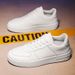 ShoeVault Student Trendy Flat Fashion Versatile Casual White Men's Sports Shoes Air Force One_vogvips.com