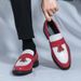 New Fashion Genuine Leather Tassel Business Casual Loafer Shoes For Men Black Business Formal Leather Shoes For Daily Office Casual Men's Shoes For Dr_vogvips.com