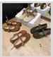 Retro Leopard Print Mary Jane Shoes For Women, 26 New Style, Low Heel, Single Shoe, Flat Sole_vogvips.com