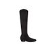 2025 Autumn And Winter New Shibuya Boots~ V-mouth Pointed Suede Thick Heel Tall Knight Boots Women's Western Stacked Thin Boots_vogvips.com