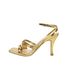 Women's Shoes Heeled Sandals With Gold Square Head And Stilettos Simple And Elegant Open Toed High Heeled Shoes Golden Shoes_vogvips.com