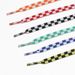 "Track Chess" 8mm Creative Two Color Polyester Flat Shoelaces Suitable For Canvas Shoes, White Shoes And High Top Shoes_vogvips.com
