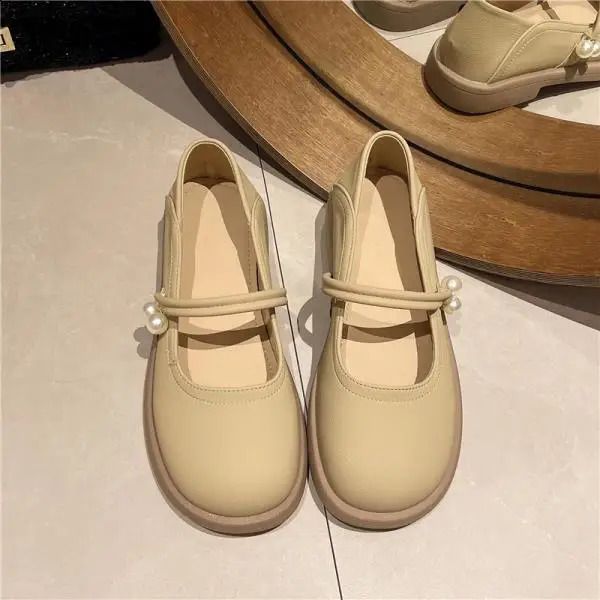 Summer Ladies Female Footwear Womens Dress On Heels Grandma Mary Janes Shallow Mouth Shoes O 240826_vogvips.com