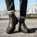 European Warm Series Autumn Winter New High-top Martin High-tube Vintage British Style Large Size Thick-soled Height-increasing Padded Men's_vogvips.com