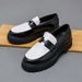 Large Men's Toe Shoes, Pointed Leather Shoes, Thick Soled Formal Wear, Business Casual Shoes, Loafers, Versatile Men's Shoes For The Workplace_vogvips.com