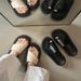 Thick-bottomed Set Of Toe Slippers For Women To Wear In The Summer Of 2026, New Fashion Sanya Vacation Beach Sandals_vogvips.com