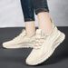Women's New Spring Casual Shoes, Soft Sole, Comfortable For The Feet, Breathable Mesh, Fashionable, Versatile, High-end_vogvips.com