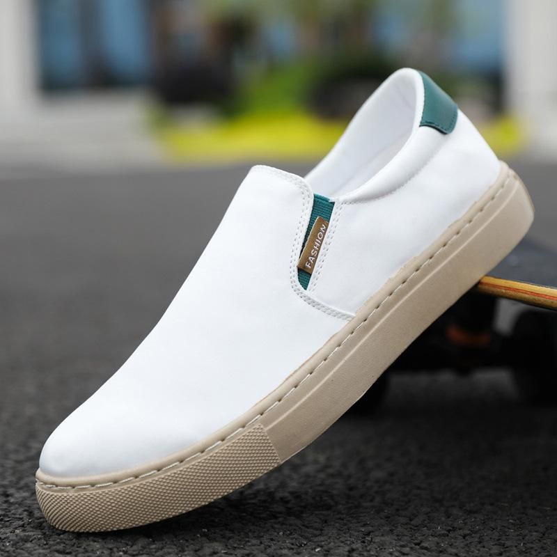 Spring Men's Canvas Shoes Ice Silk Mens Casual Shoes Breathable Lazy Slip On Vulcanized Shoes Trendy Hot Footwear Erkek Ayakkabı_vogvips.com