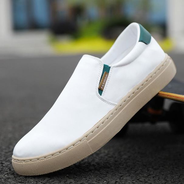 Spring Men's Canvas Shoes Ice Silk Mens Casual Shoes Breathable Lazy Slip On Vulcanized Shoes Trendy Hot Footwear Erkek Ayakkabı_vogvips.com