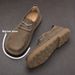 LIHUAMAO Cow Men‘ Shoes Wide-toe Leather Shoes Casual Sneakers Outdoor Hiking Work Lace Up Sport Footwear Walking_vogvips.com