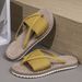 Women's Summer Outdoor Slippers 2025 New Beach Vacation Internet Celebrity Fashion Toe Clip Flip-Flops Slipper_vogvips.com