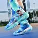 Luminous 6 Children's Basketball 8 10 Sneakers, Cartoon Boys' Sports Shoes, Practical Sneakers For 12-year-old Primary_vogvips.com