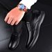 Unbeatable Quality Leather For Men's Business, Leisure, Sports. English Style Minimalist Middle-aged And Elderly Leather Shoes_vogvips.com
