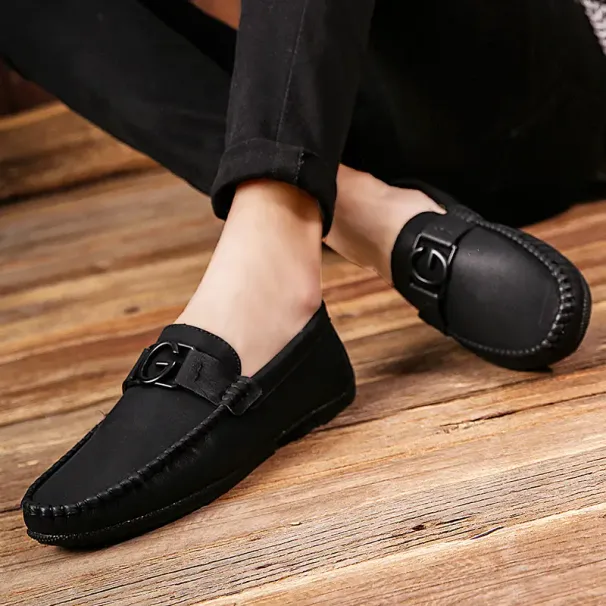 New Doudou Shoes Men's Small Leather Shoes Casual Lazy Shoes_vogvips.com