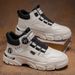 Men's Shoes Casual Low-Top Sneakers - Lightweight Breathable Round-Toe Shoes With Rubber Sole For Comfort And Durability Non Slip Boots_vogvips.com