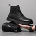 European Warm Series Martin Winter Cotton With Fleece Lining Warm British High-top Shoes Versatile Work Men's Trendy Boots_vogvips.com