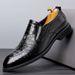 New Fashion Men's British Black Business Casual Loafer Shoes Daily Driving Office Leather Shoes One Foot Pedal Lazy Brown Banquet Dress Wedding Men's_vogvips.com